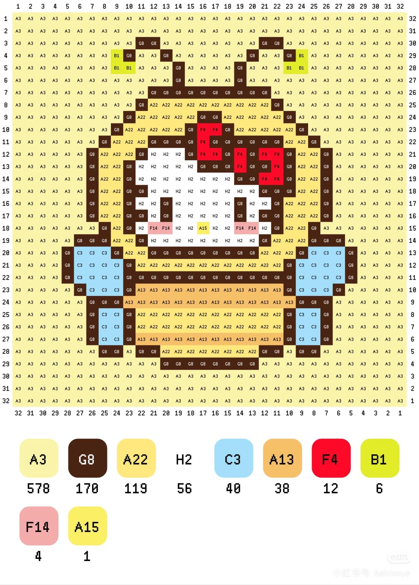 hellokitty拼豆图纸可自取第10张,简单又好看,可保存 hellokitty拼豆图纸可自取第10张,简单又好看,可保存