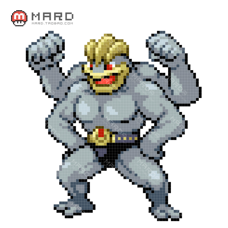 精灵宝可梦拼豆图纸可自取第134张,简单又好看,可保存 精灵宝可梦拼豆图纸可自取第134张,简单又好看,可保存