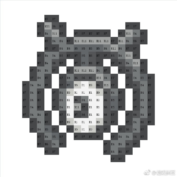 精灵宝可梦拼豆图纸可自取第540张,简单又好看,可保存 精灵宝可梦拼豆图纸可自取第540张,简单又好看,可保存