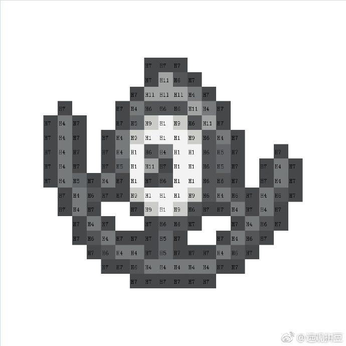 精灵宝可梦拼豆图纸可自取第548张,简单又好看,可保存 精灵宝可梦拼豆图纸可自取第548张,简单又好看,可保存