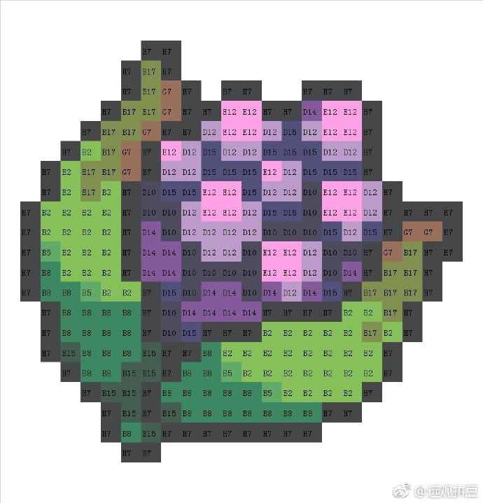 精灵宝可梦拼豆图纸可自取第590张,简单又好看,可保存 精灵宝可梦拼豆图纸可自取第590张,简单又好看,可保存