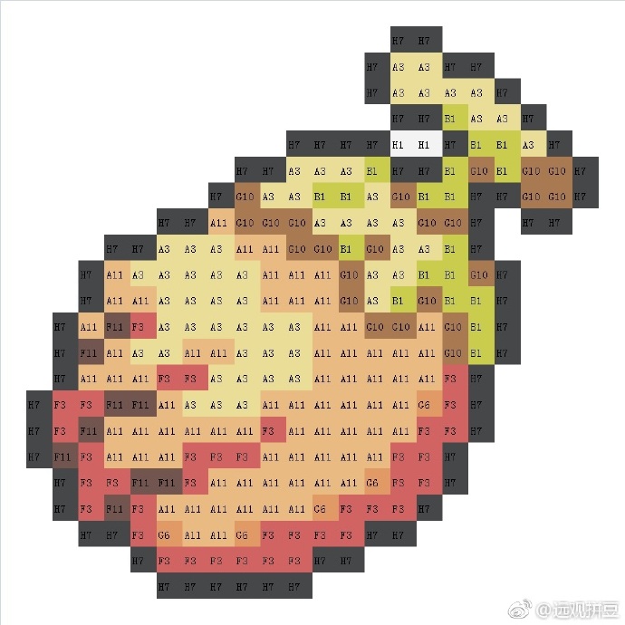 精灵宝可梦拼豆图纸可自取第592张,简单又好看,可保存 精灵宝可梦拼豆图纸可自取第592张,简单又好看,可保存