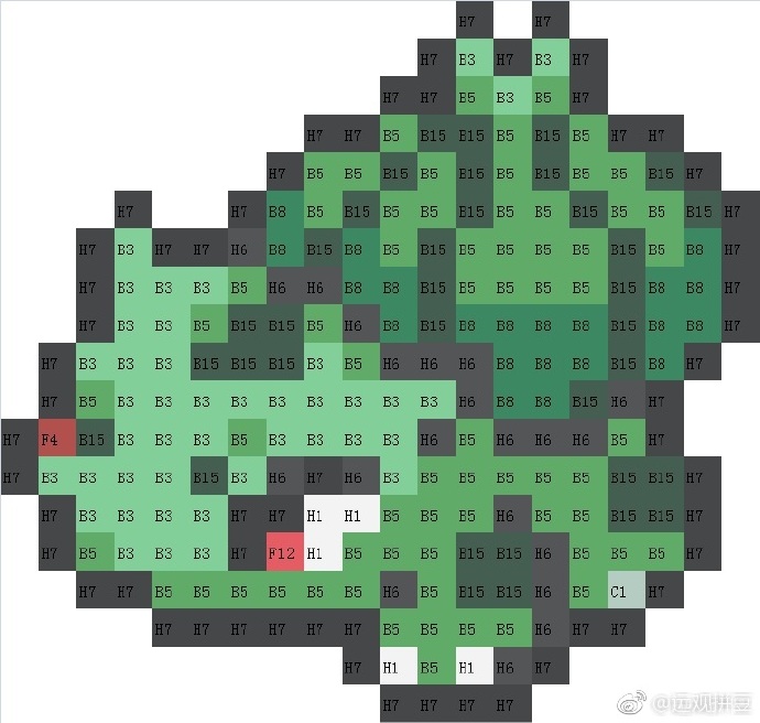 精灵宝可梦拼豆图纸可自取第613张,简单又好看,可保存 精灵宝可梦拼豆图纸可自取第613张,简单又好看,可保存