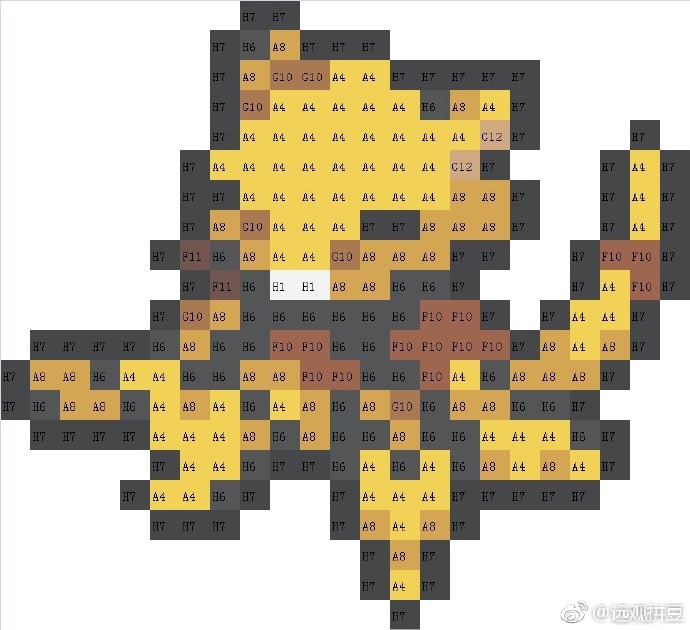 精灵宝可梦拼豆图纸可自取第675张,简单又好看,可保存 精灵宝可梦拼豆图纸可自取第675张,简单又好看,可保存