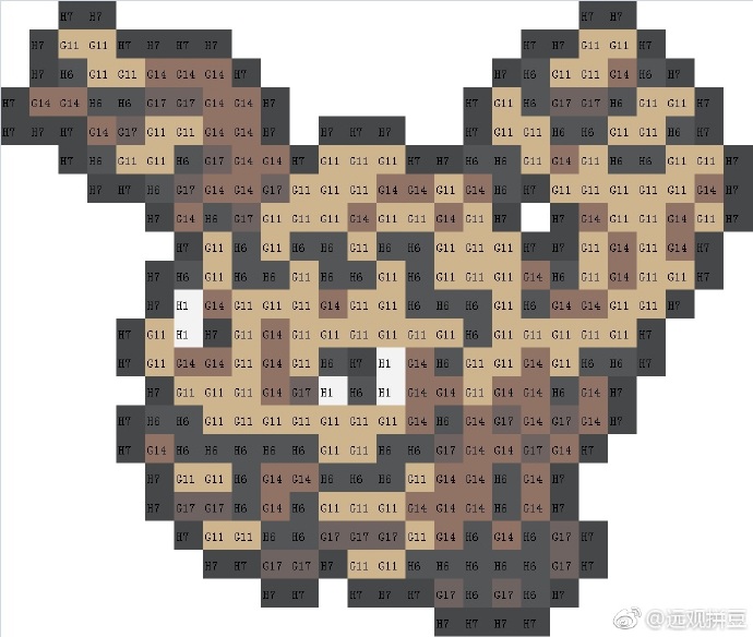 精灵宝可梦拼豆图纸可自取第687张,简单又好看,可保存 精灵宝可梦拼豆图纸可自取第687张,简单又好看,可保存