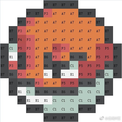 精灵宝可梦拼豆图纸可自取第712张,简单又好看,可保存 精灵宝可梦拼豆图纸可自取第712张,简单又好看,可保存
