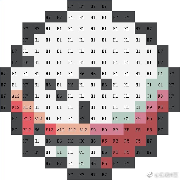 精灵宝可梦拼豆图纸可自取第713张,简单又好看,可保存 精灵宝可梦拼豆图纸可自取第713张,简单又好看,可保存