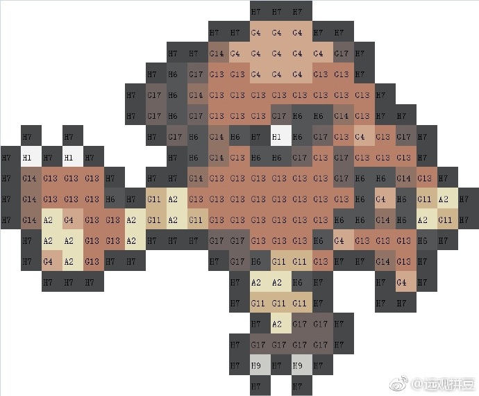 精灵宝可梦拼豆图纸可自取第718张,简单又好看,可保存 精灵宝可梦拼豆图纸可自取第718张,简单又好看,可保存