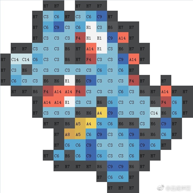 精灵宝可梦拼豆图纸可自取第922张,简单又好看,可保存 精灵宝可梦拼豆图纸可自取第922张,简单又好看,可保存