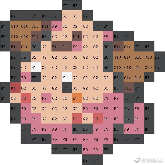 精灵宝可梦拼豆图纸可自取第937张,简单又好看,可保存 精灵宝可梦拼豆图纸可自取第937张,简单又好看,可保存