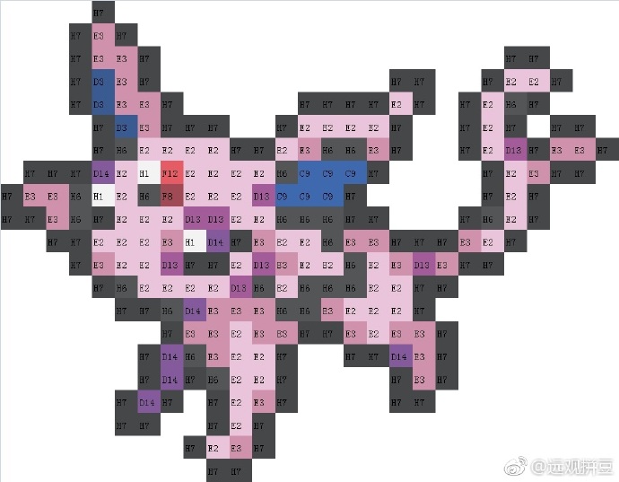 精灵宝可梦拼豆图纸可自取第960张,简单又好看,可保存 精灵宝可梦拼豆图纸可自取第960张,简单又好看,可保存