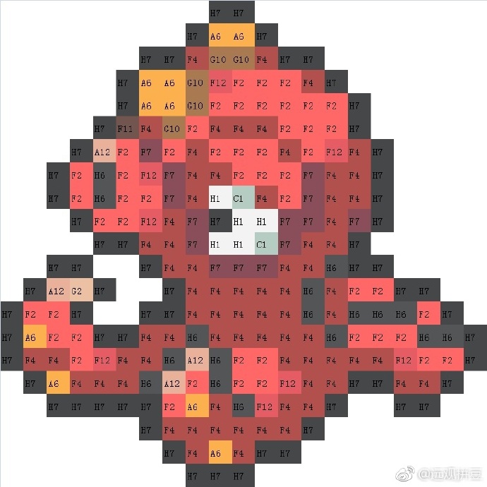 精灵宝可梦拼豆图纸可自取第988张,简单又好看,可保存 精灵宝可梦拼豆图纸可自取第988张,简单又好看,可保存