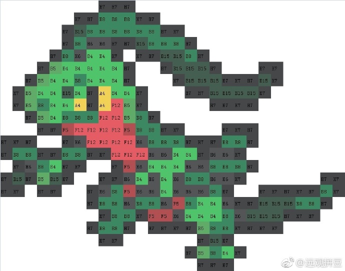 精灵宝可梦拼豆图纸可自取第1117张,简单又好看,可保存 精灵宝可梦拼豆图纸可自取第1117张,简单又好看,可保存