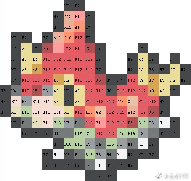 精灵宝可梦拼豆图纸可自取第1129张,简单又好看,可保存 精灵宝可梦拼豆图纸可自取第1129张,简单又好看,可保存