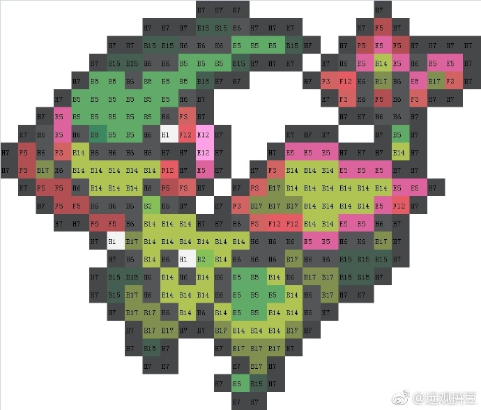精灵宝可梦拼豆图纸可自取第1194张,简单又好看,可保存 精灵宝可梦拼豆图纸可自取第1194张,简单又好看,可保存