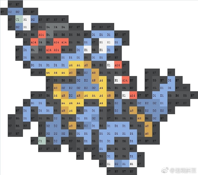 精灵宝可梦拼豆图纸可自取第1212张,简单又好看,可保存 精灵宝可梦拼豆图纸可自取第1212张,简单又好看,可保存