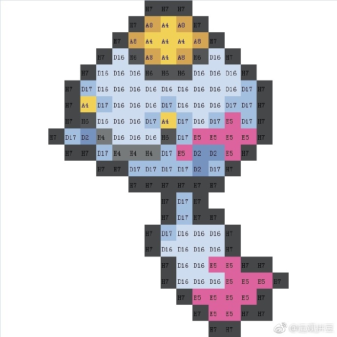 精灵宝可梦拼豆图纸可自取第1222张,简单又好看,可保存 精灵宝可梦拼豆图纸可自取第1222张,简单又好看,可保存
