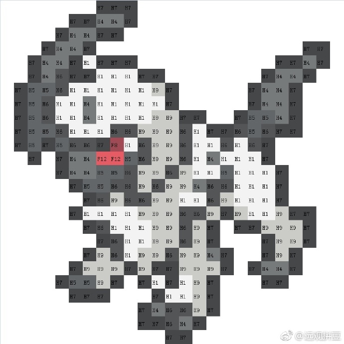 精灵宝可梦拼豆图纸可自取第1223张,简单又好看,可保存 精灵宝可梦拼豆图纸可自取第1223张,简单又好看,可保存