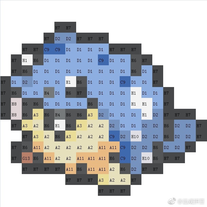 精灵宝可梦拼豆图纸可自取第1227张,简单又好看,可保存 精灵宝可梦拼豆图纸可自取第1227张,简单又好看,可保存