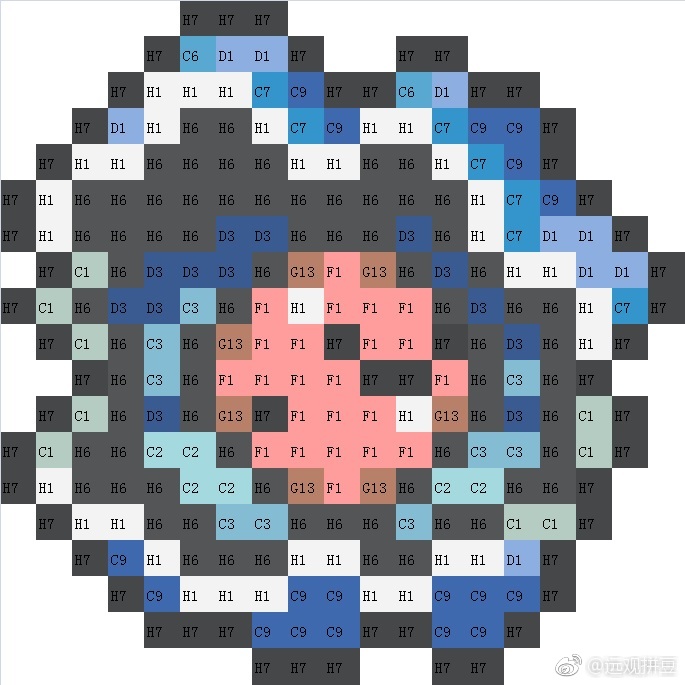 精灵宝可梦拼豆图纸可自取第1230张,简单又好看,可保存 精灵宝可梦拼豆图纸可自取第1230张,简单又好看,可保存