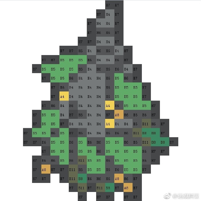 精灵宝可梦拼豆图纸可自取第1414张,简单又好看,可保存 精灵宝可梦拼豆图纸可自取第1414张,简单又好看,可保存