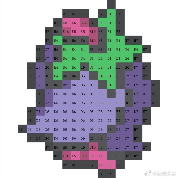 精灵宝可梦拼豆图纸可自取第1423张,简单又好看,可保存 精灵宝可梦拼豆图纸可自取第1423张,简单又好看,可保存