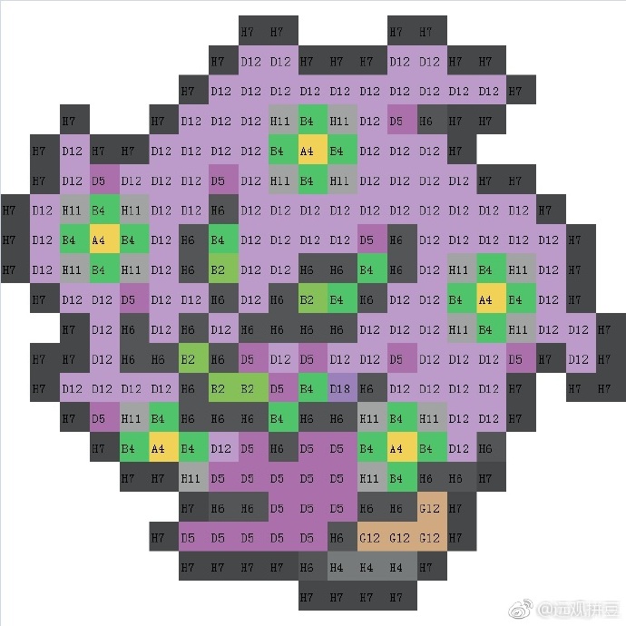 精灵宝可梦拼豆图纸可自取第1444张,简单又好看,可保存 精灵宝可梦拼豆图纸可自取第1444张,简单又好看,可保存