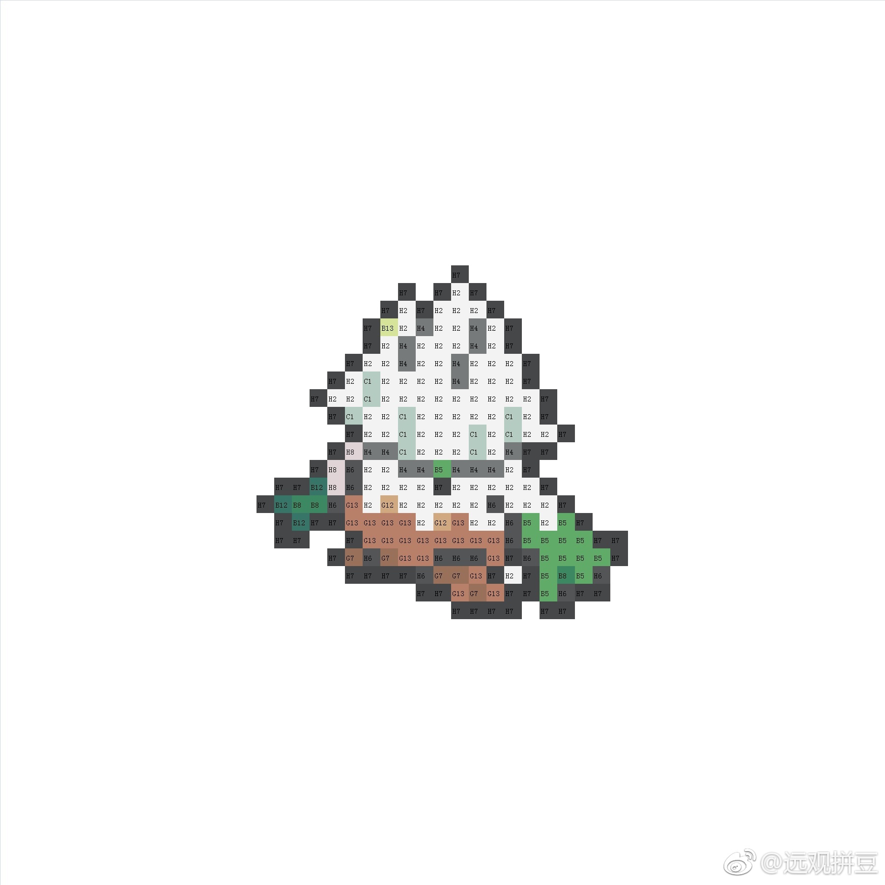 精灵宝可梦拼豆图纸可自取第1461张,简单又好看,可保存 精灵宝可梦拼豆图纸可自取第1461张,简单又好看,可保存