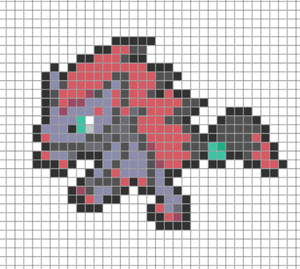 精灵宝可梦拼豆图纸可自取第1735张,简单又好看,可保存 精灵宝可梦拼豆图纸可自取第1735张,简单又好看,可保存