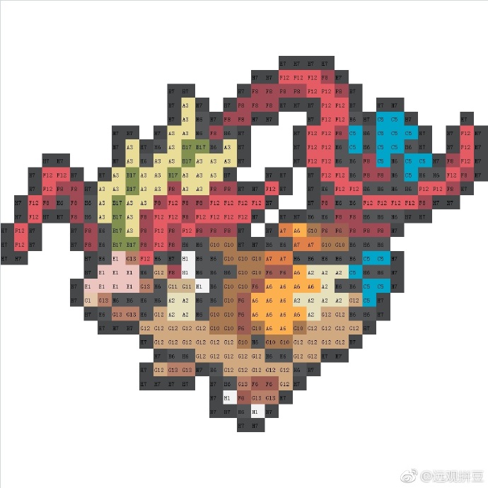 精灵宝可梦拼豆图纸可自取第2098张,简单又好看,可保存 精灵宝可梦拼豆图纸可自取第2098张,简单又好看,可保存
