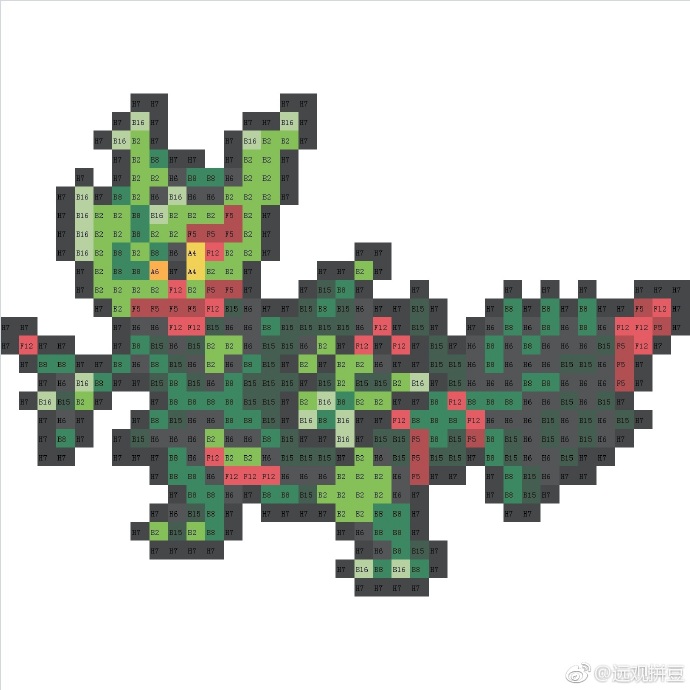精灵宝可梦拼豆图纸可自取第2114张,简单又好看,可保存 精灵宝可梦拼豆图纸可自取第2114张,简单又好看,可保存