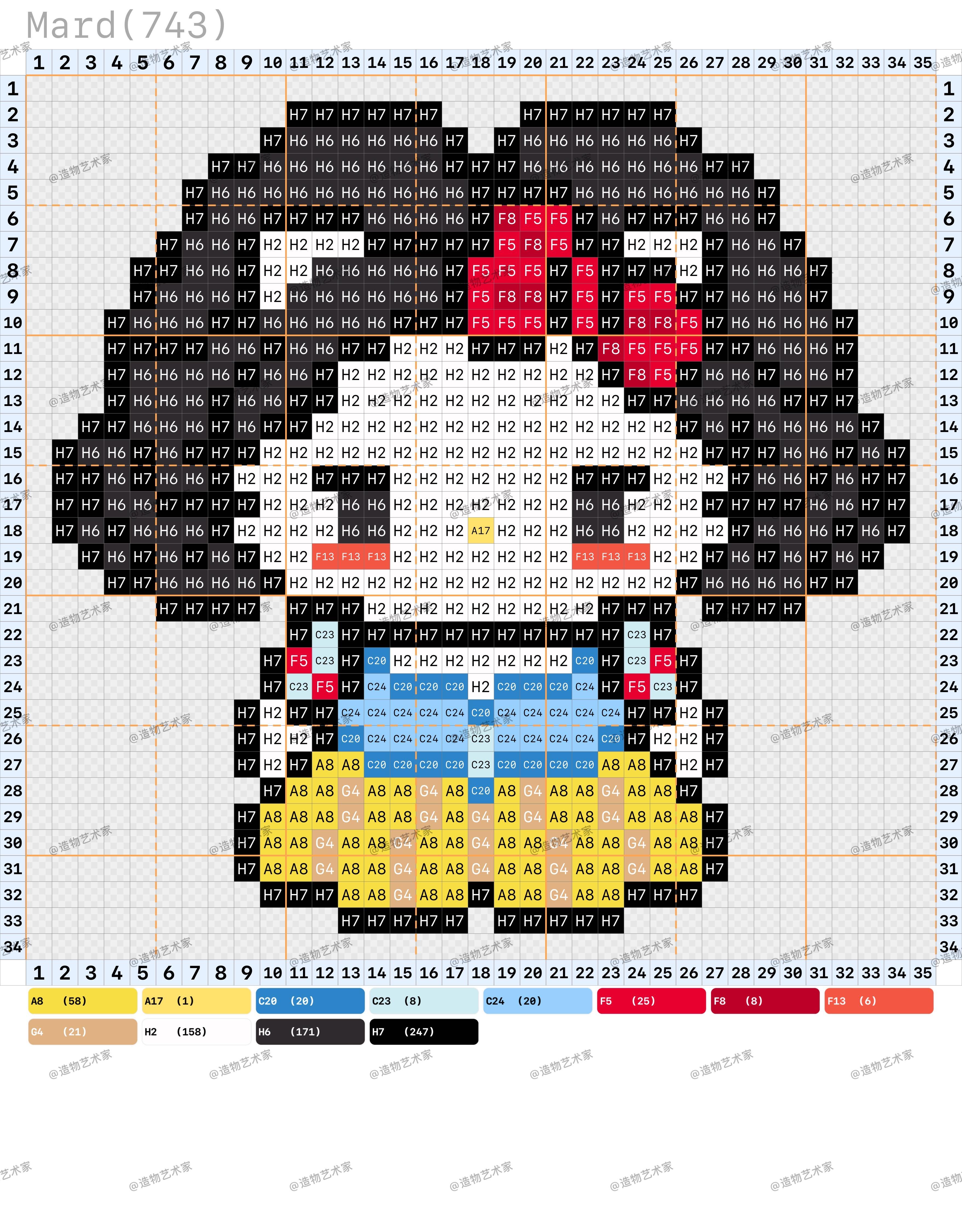 hellokitty拼豆图纸可自取第368张,简单又好看,可保存 hellokitty拼豆图纸可自取第368张,简单又好看,可保存