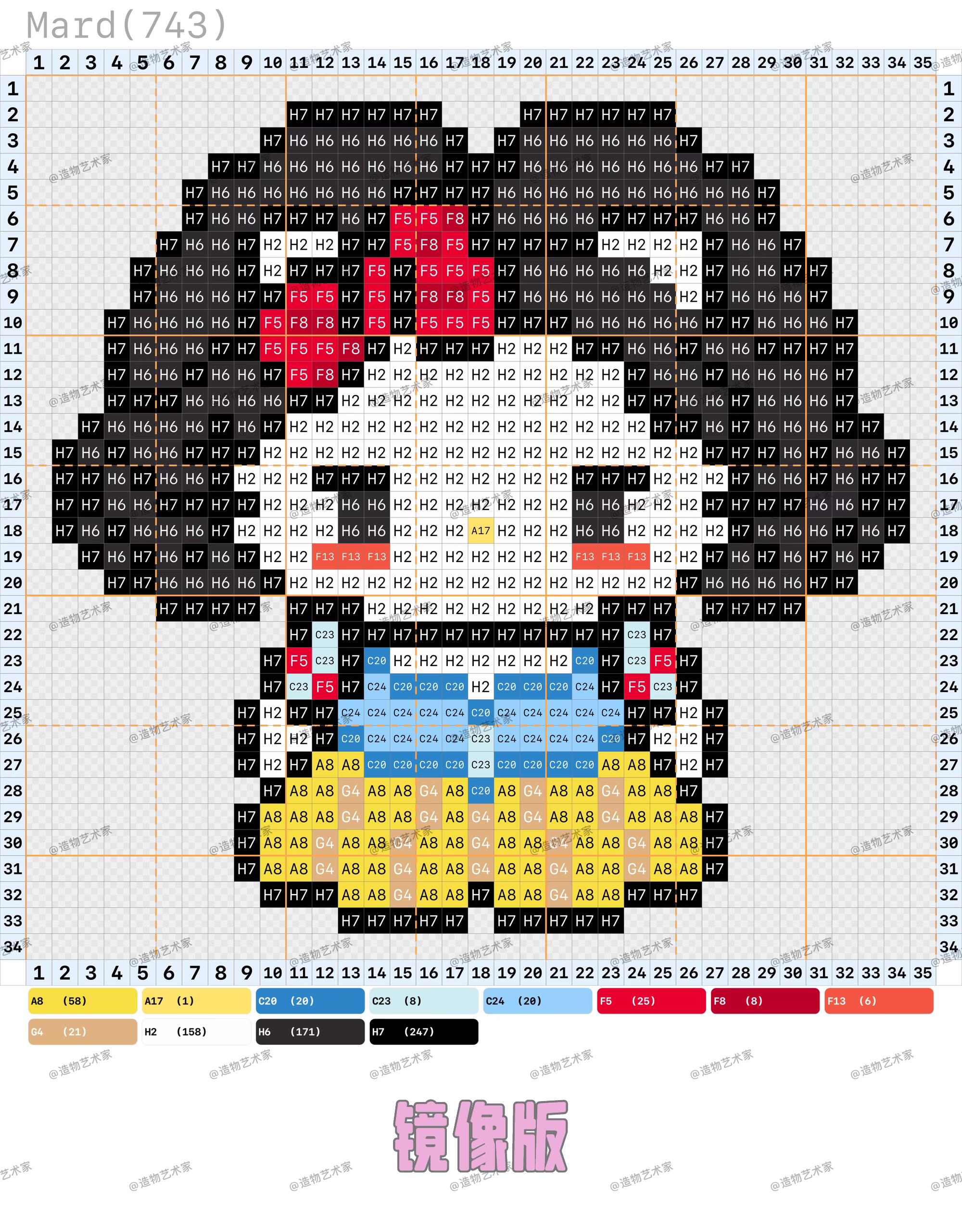 hellokitty拼豆图纸可自取第369张,简单又好看,可保存 hellokitty拼豆图纸可自取第369张,简单又好看,可保存