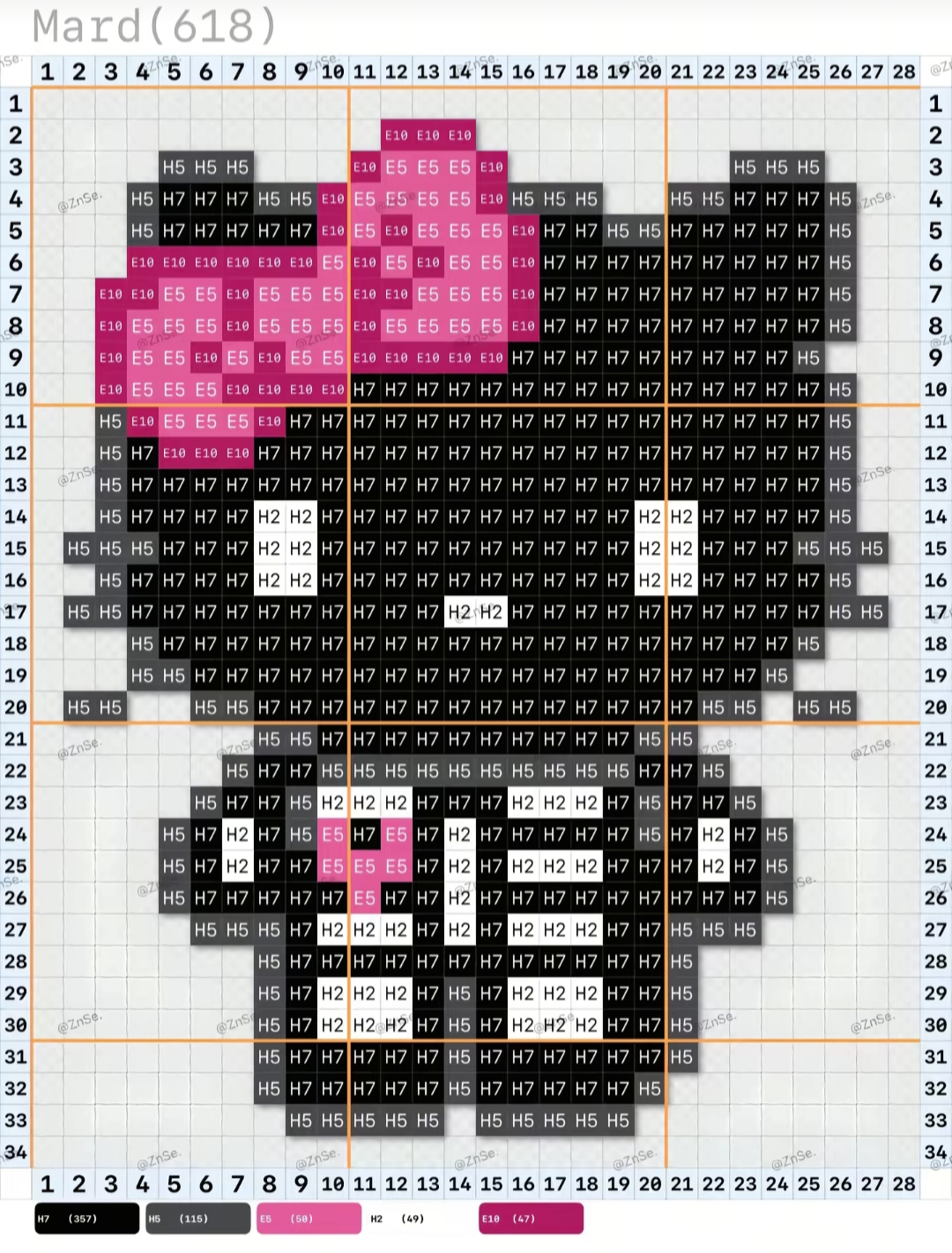 hellokitty拼豆图纸可自取第440张,简单又好看,可保存 hellokitty拼豆图纸可自取第440张,简单又好看,可保存