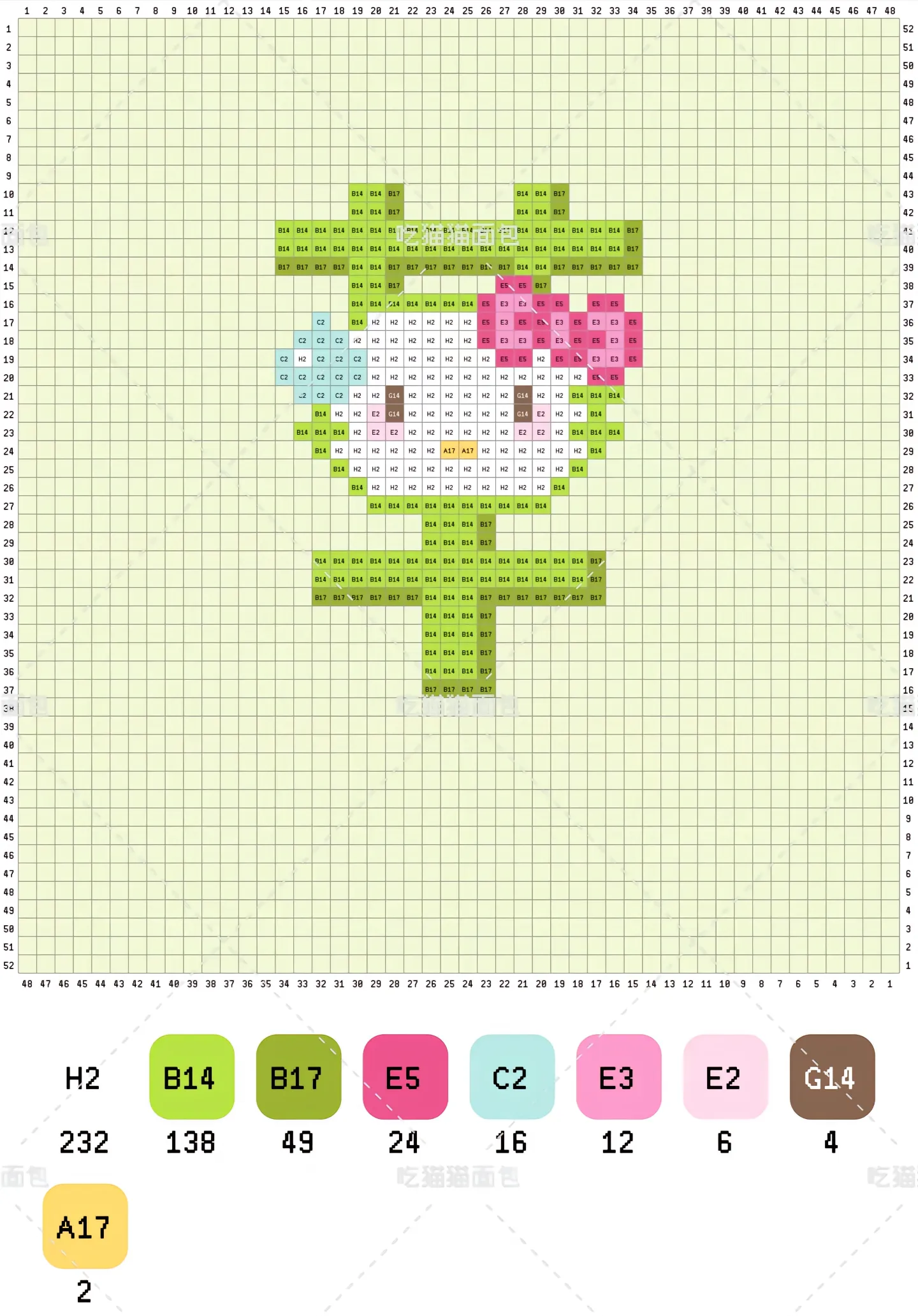 hellokitty拼豆图纸可自取第459张,简单又好看,可保存 hellokitty拼豆图纸可自取第459张,简单又好看,可保存