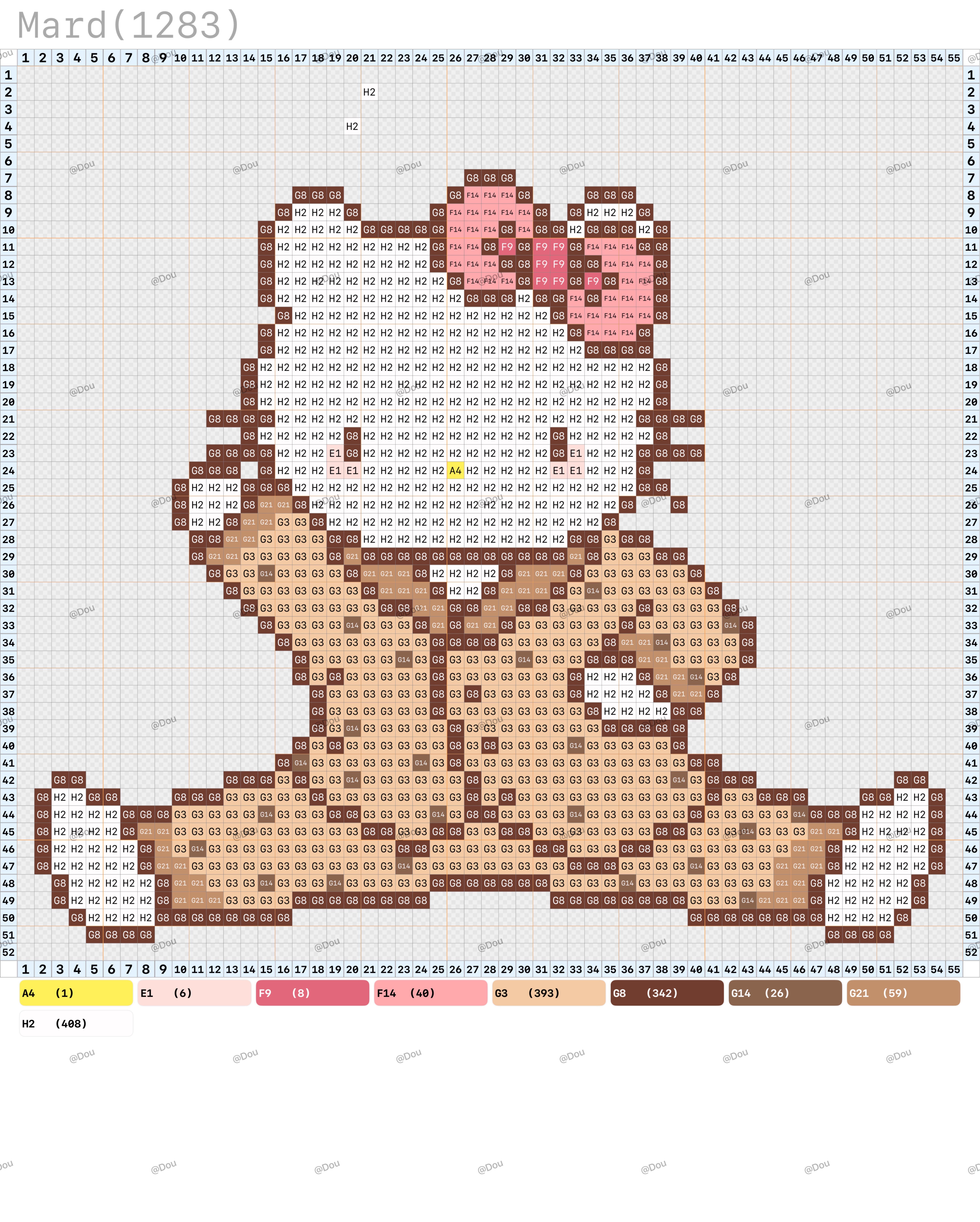 hellokitty拼豆图纸可自取第481张,简单又好看,可保存 hellokitty拼豆图纸可自取第481张,简单又好看,可保存
