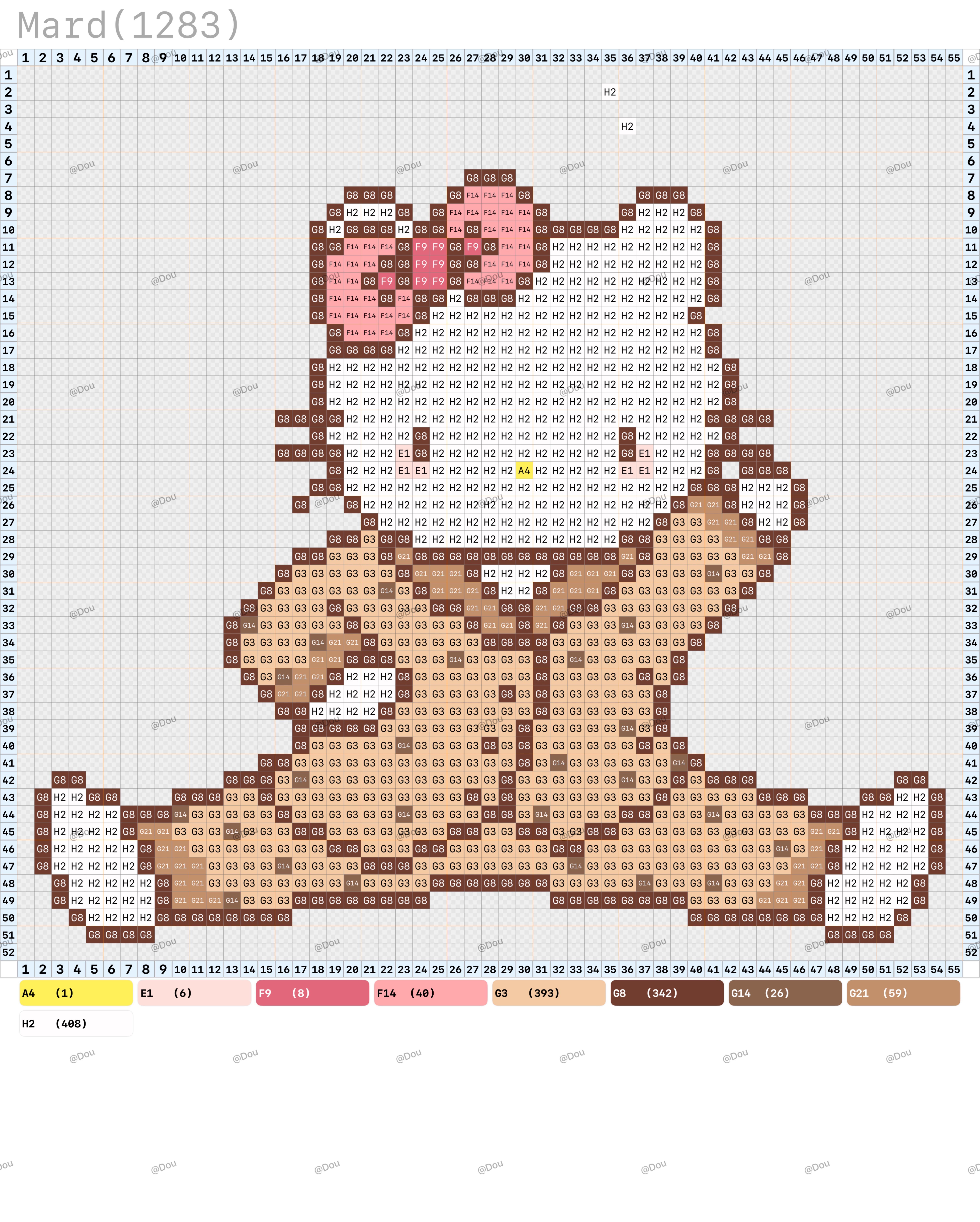hellokitty拼豆图纸可自取第482张,简单又好看,可保存 hellokitty拼豆图纸可自取第482张,简单又好看,可保存