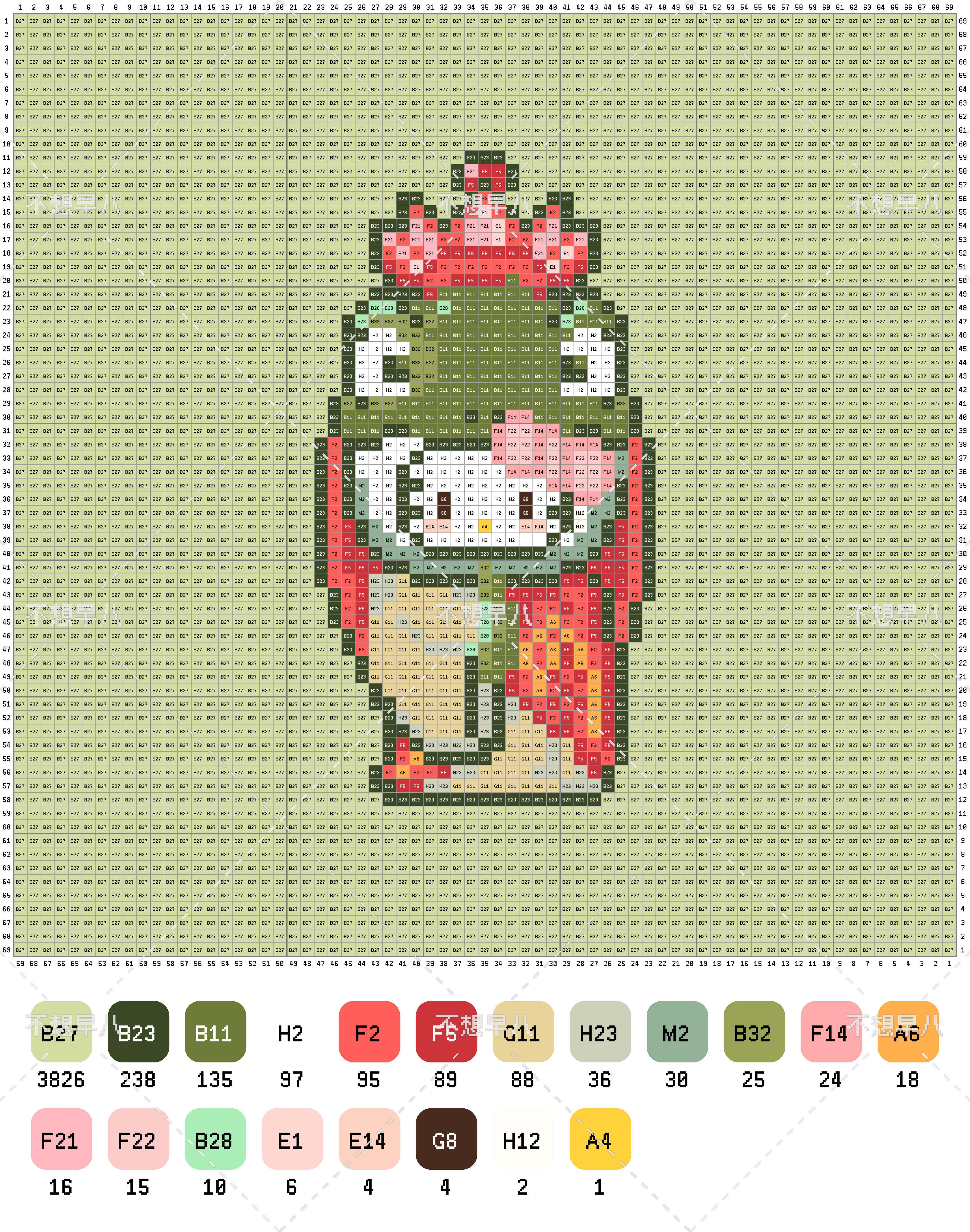 hellokitty拼豆图纸可自取第687张,简单又好看,可保存 hellokitty拼豆图纸可自取第687张,简单又好看,可保存