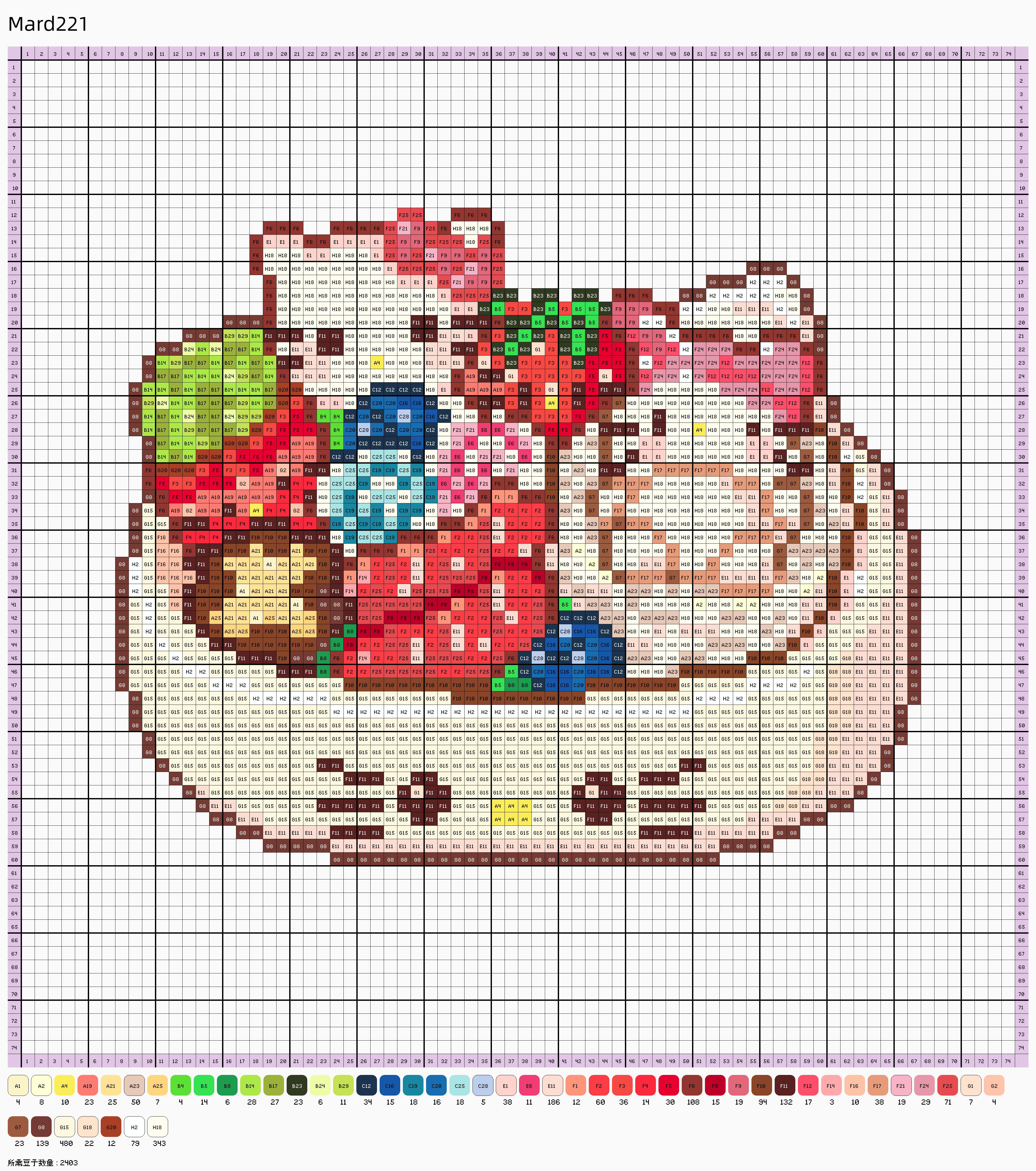 hellokitty拼豆图纸可自取第745张,简单又好看,可保存 hellokitty拼豆图纸可自取第745张,简单又好看,可保存