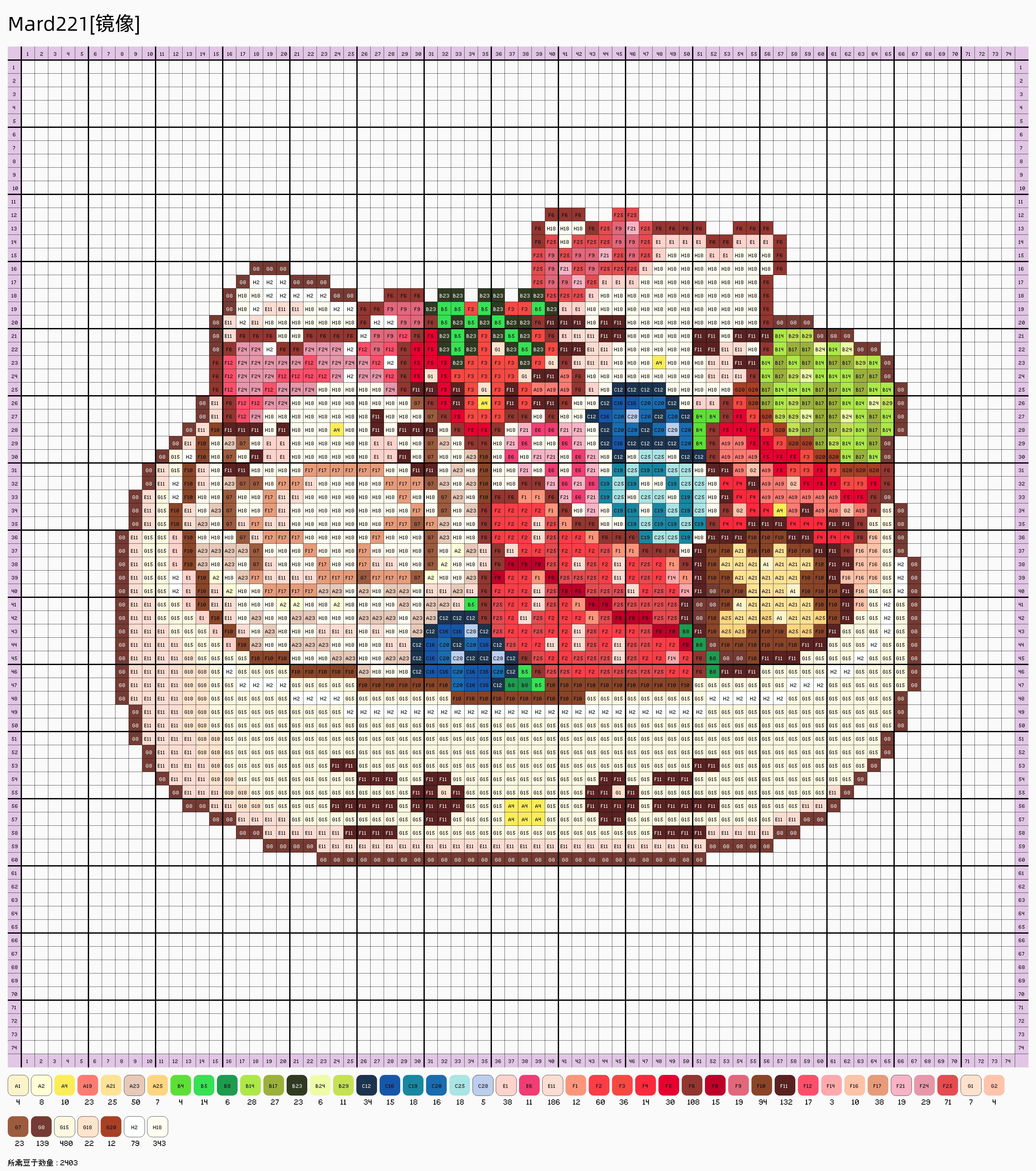 hellokitty拼豆图纸可自取第746张,简单又好看,可保存 hellokitty拼豆图纸可自取第746张,简单又好看,可保存