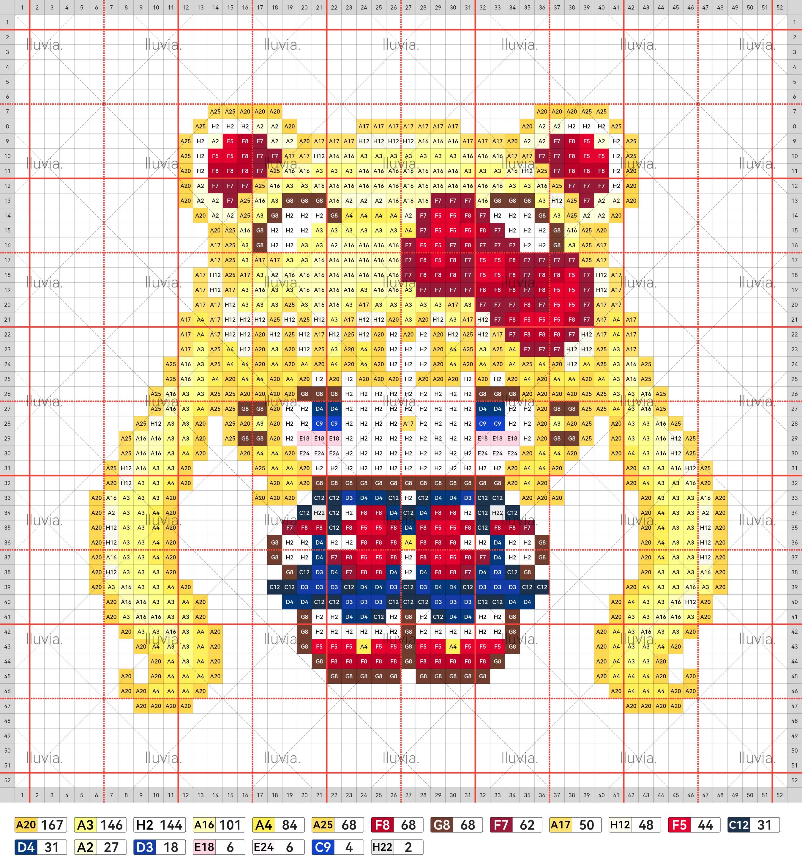 hellokitty拼豆图纸可自取第501张,简单又好看,可保存 hellokitty拼豆图纸可自取第501张,简单又好看,可保存