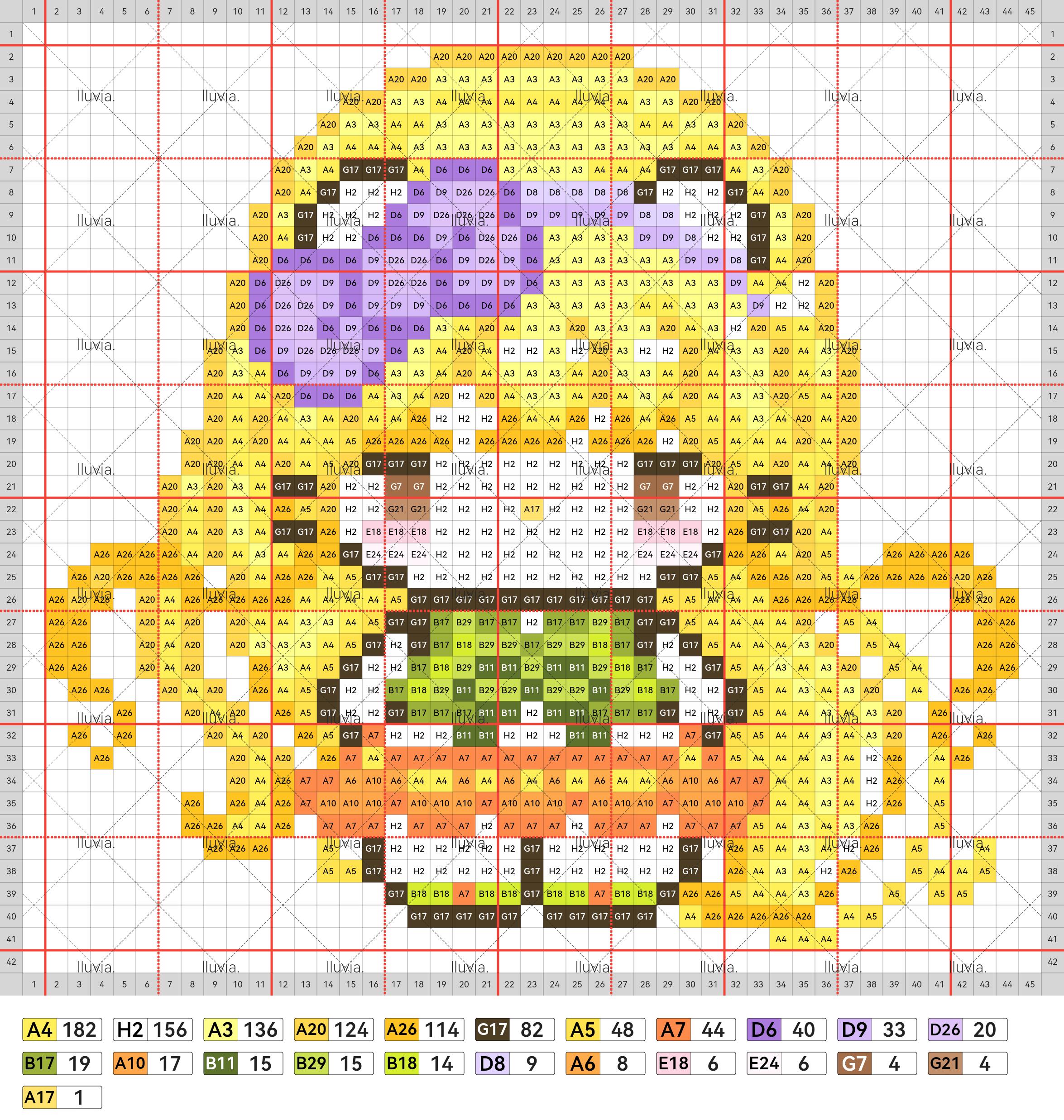 hellokitty拼豆图纸可自取第516张,简单又好看,可保存 hellokitty拼豆图纸可自取第516张,简单又好看,可保存