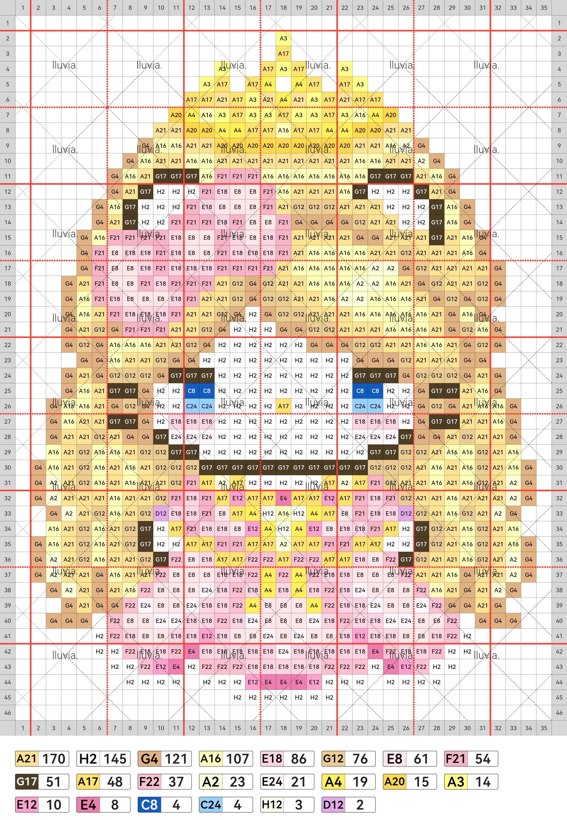 hellokitty拼豆图纸可自取第524张,简单又好看,可保存 hellokitty拼豆图纸可自取第524张,简单又好看,可保存