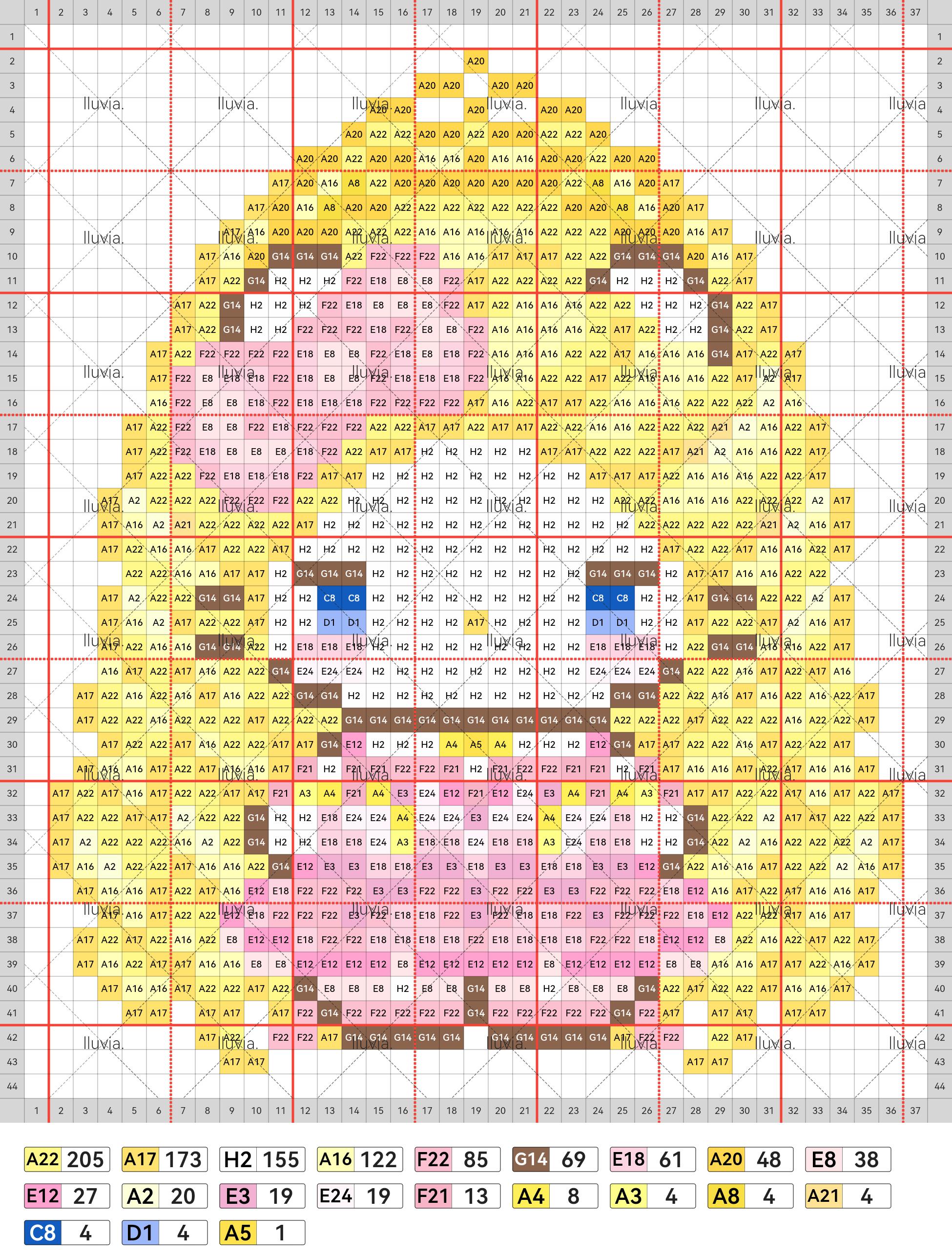 hellokitty拼豆图纸可自取第552张,简单又好看,可保存 hellokitty拼豆图纸可自取第552张,简单又好看,可保存