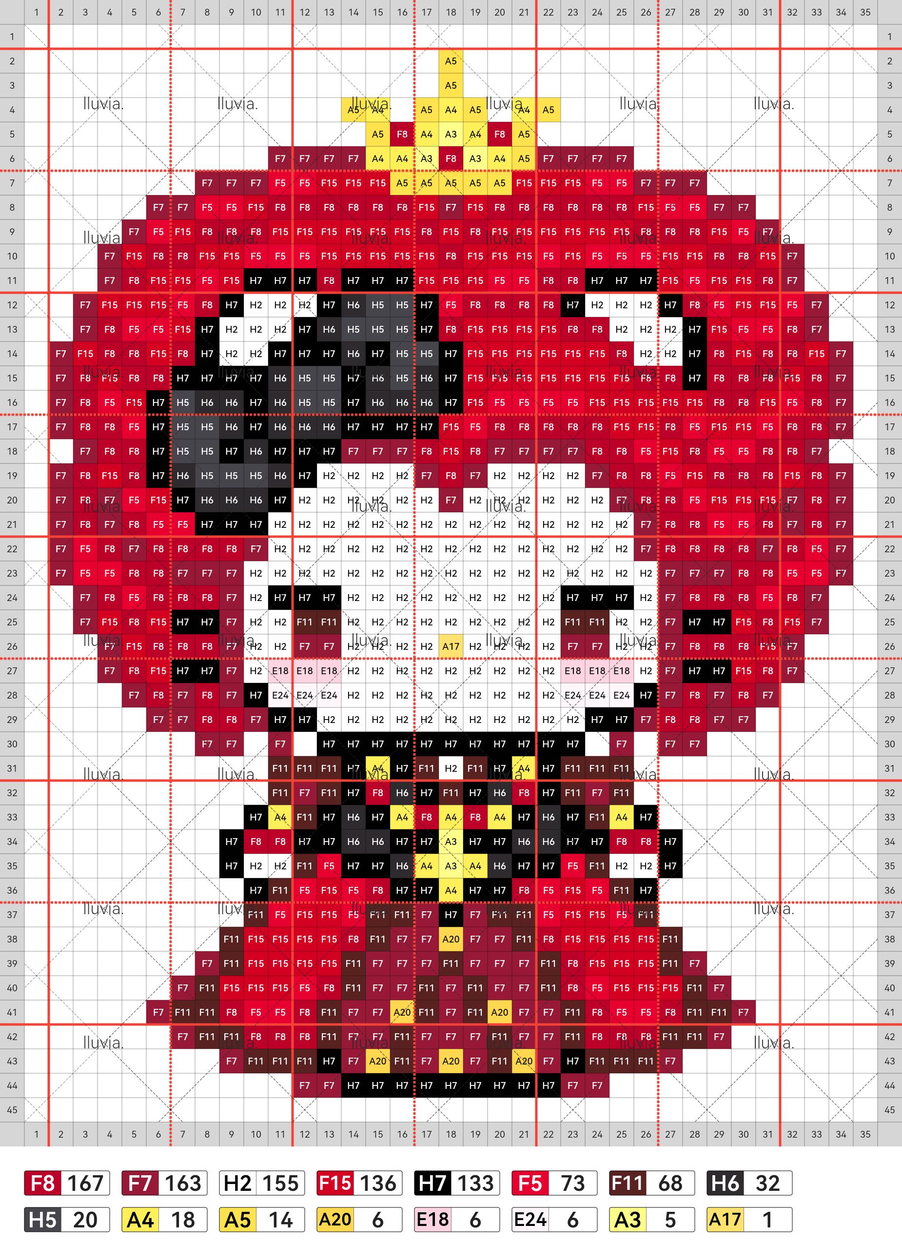 hellokitty拼豆图纸可自取第558张,简单又好看,可保存 hellokitty拼豆图纸可自取第558张,简单又好看,可保存