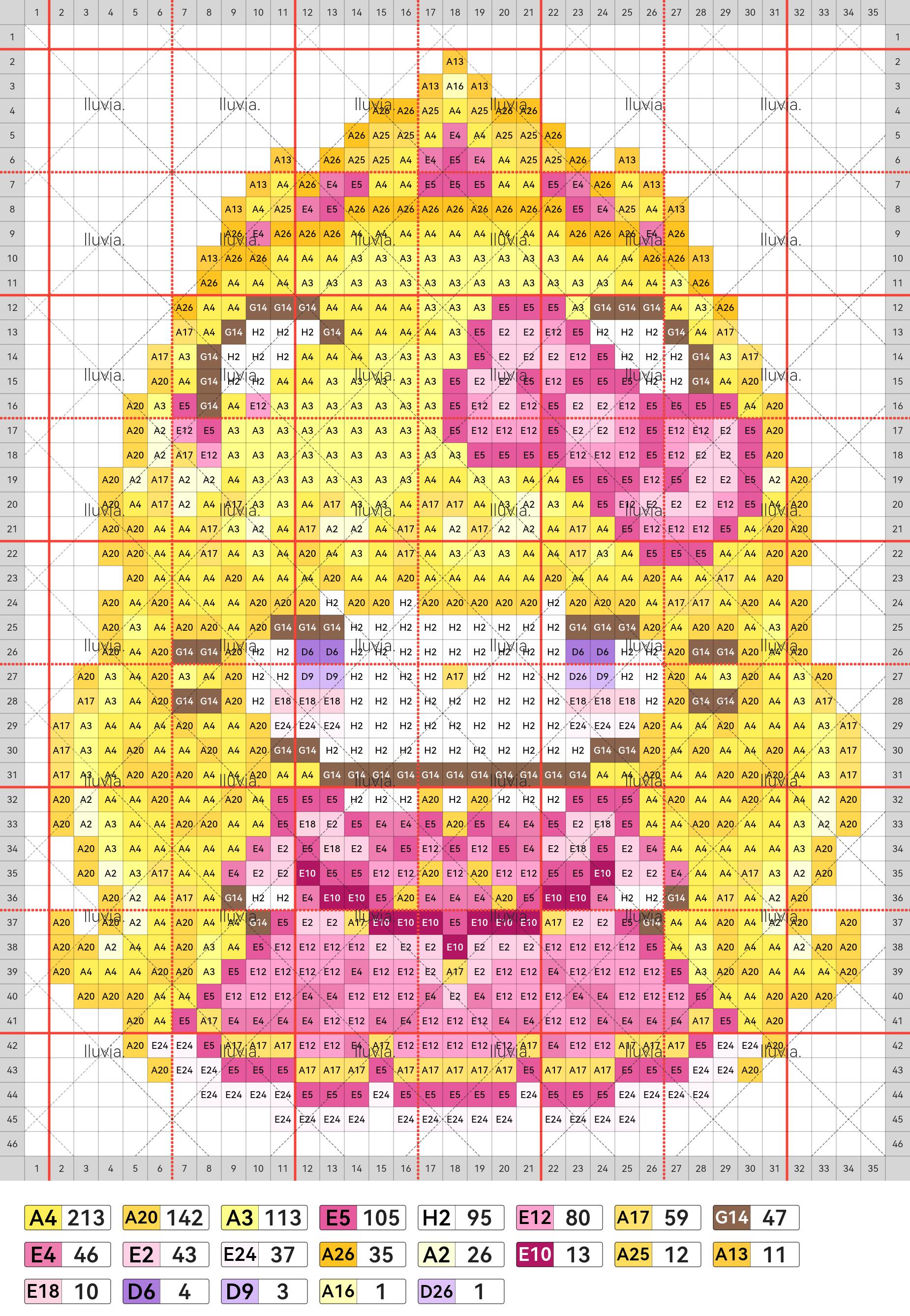 hellokitty拼豆图纸可自取第564张,简单又好看,可保存 hellokitty拼豆图纸可自取第564张,简单又好看,可保存