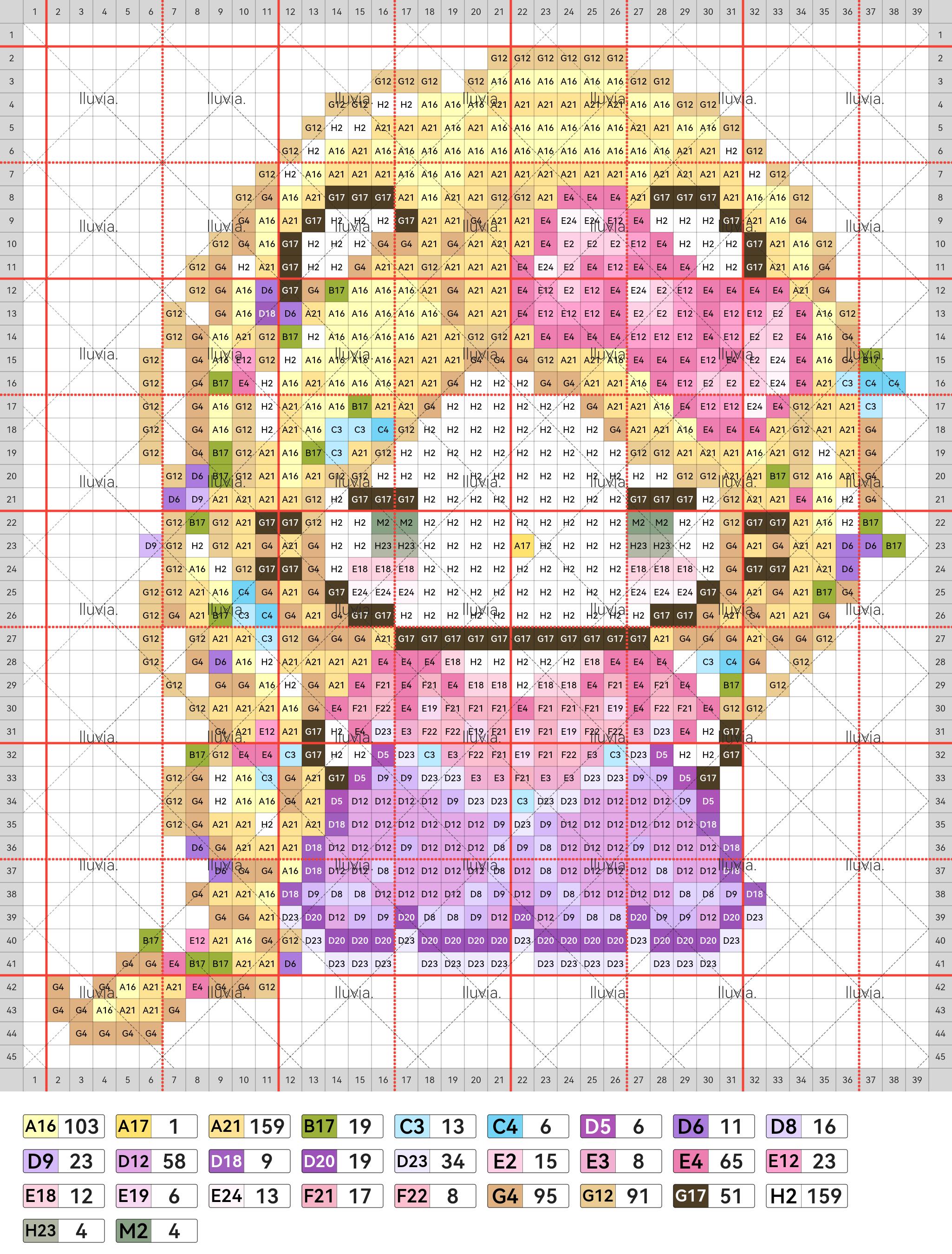 hellokitty拼豆图纸可自取第580张,简单又好看,可保存 hellokitty拼豆图纸可自取第580张,简单又好看,可保存
