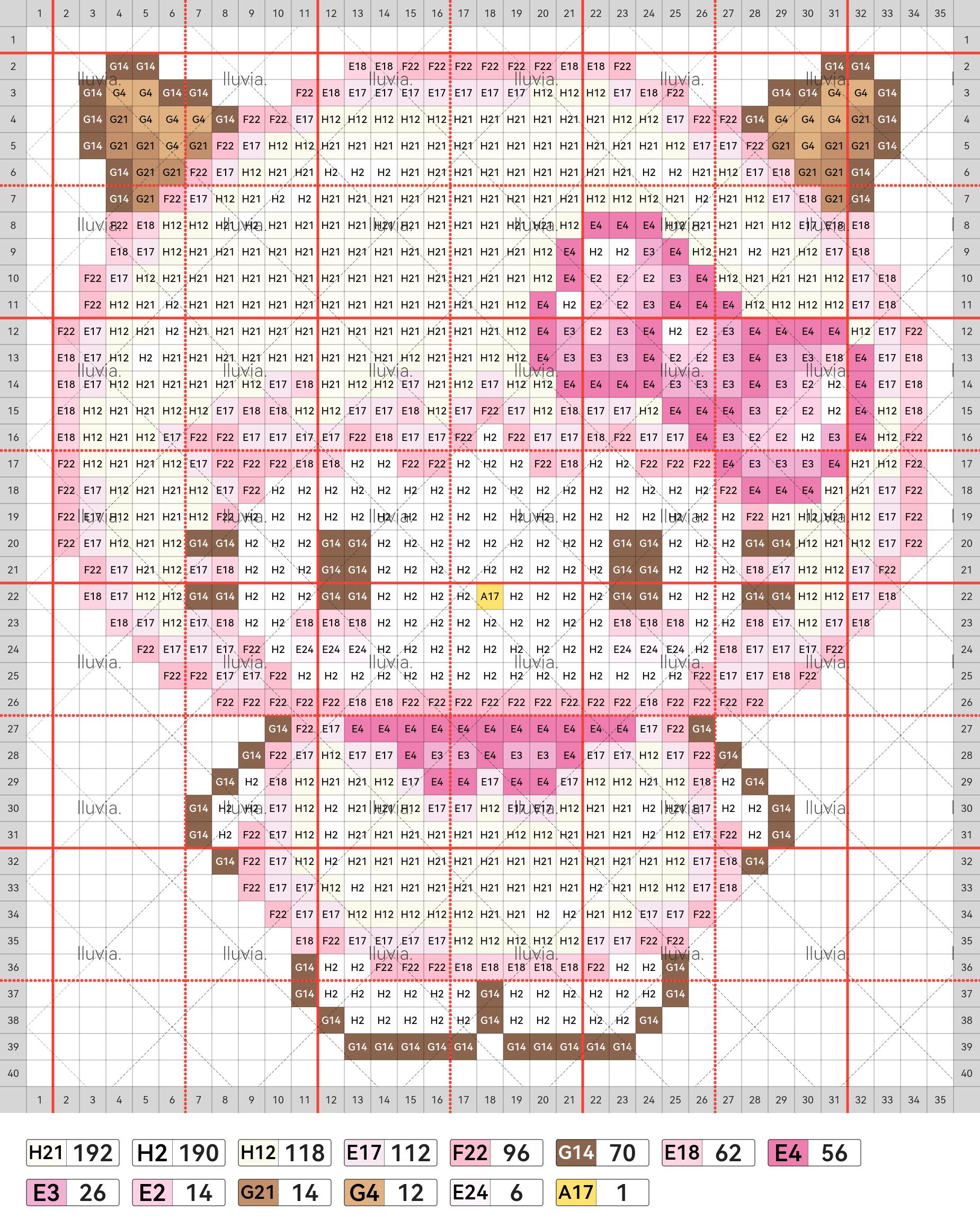 hellokitty拼豆图纸可自取第616张,简单又好看,可保存 hellokitty拼豆图纸可自取第616张,简单又好看,可保存