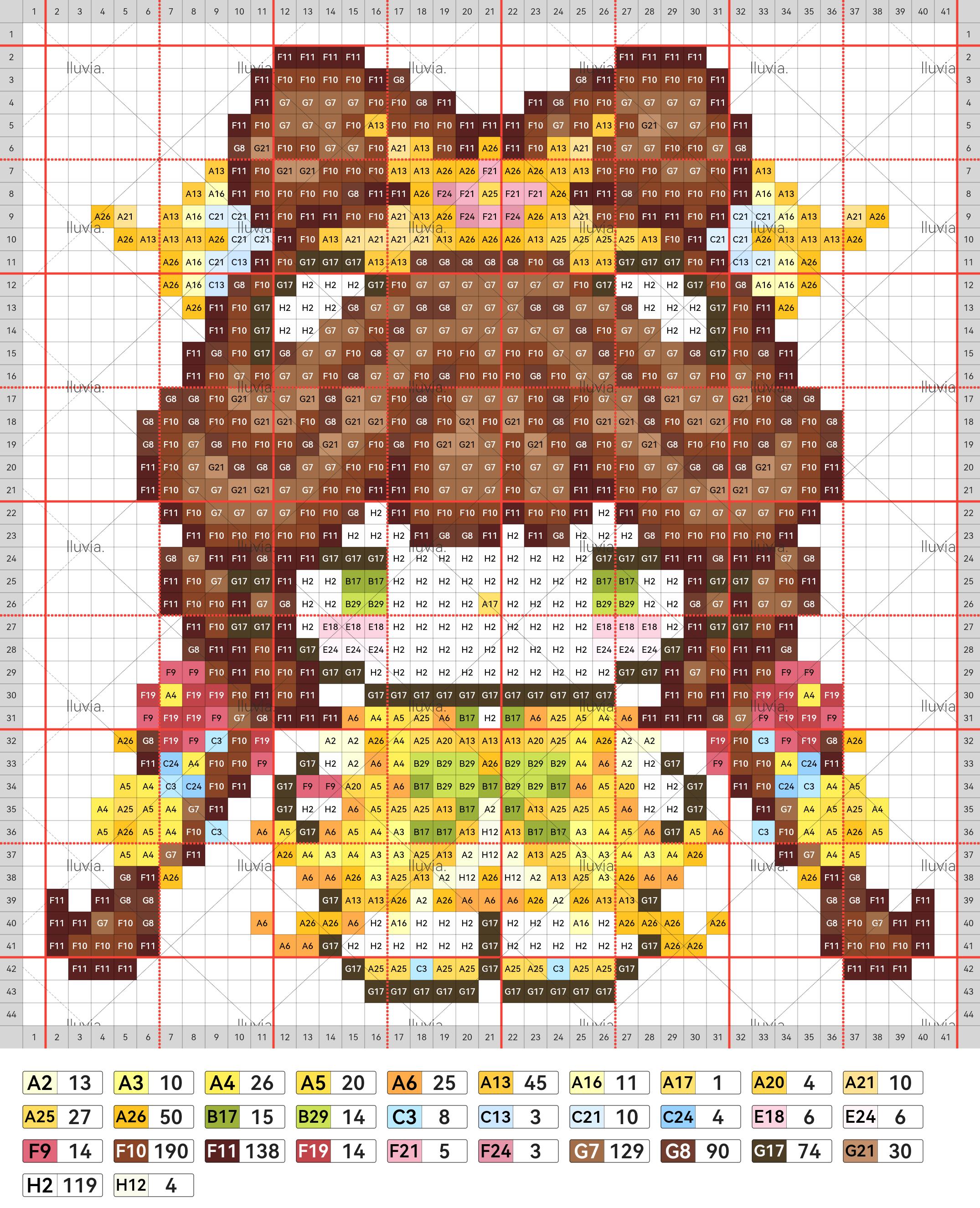 hellokitty拼豆图纸可自取第618张,简单又好看,可保存 hellokitty拼豆图纸可自取第618张,简单又好看,可保存