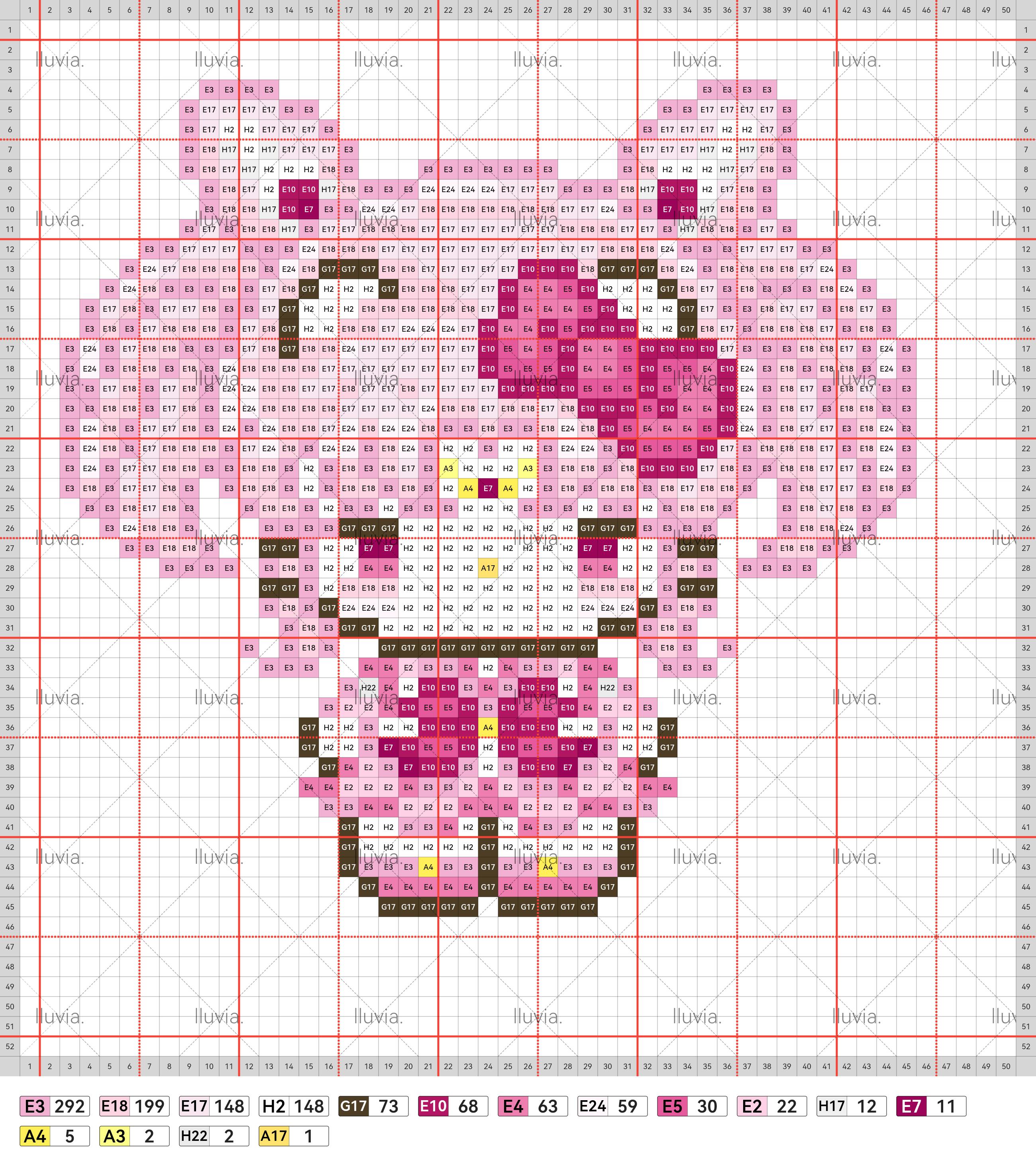 hellokitty拼豆图纸可自取第628张,简单又好看,可保存 hellokitty拼豆图纸可自取第628张,简单又好看,可保存